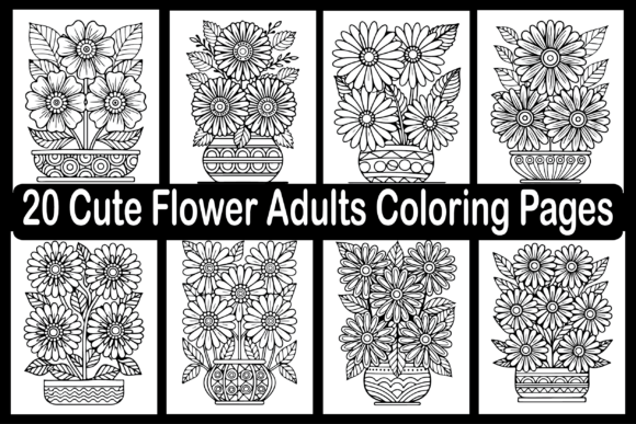 20 Cute Flower Graphics for Branding