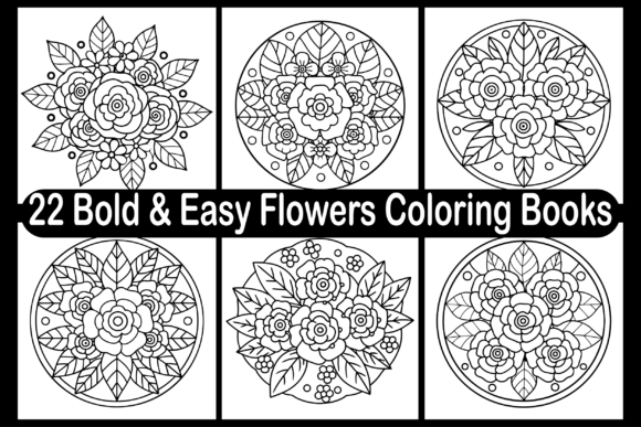 22 Bold Easy Flowers Graphics for Marketing