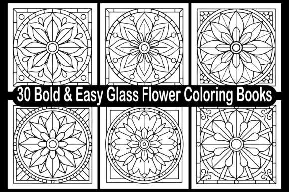 Bold Easy Glass Flower Graphics for Branding