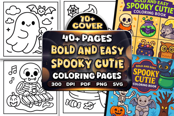 Bold Easy Spooky Cutie Graphics for Crafting