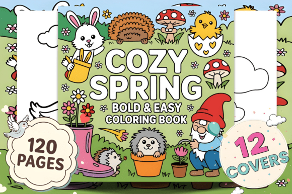 Cozy Spring Graphics for Crafting
