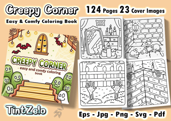 Creepy Corner Graphic Design Asset