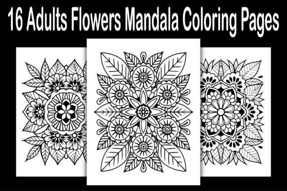 Flowers Mandala Graphics for Branding