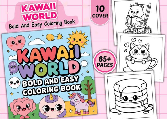 Kawaii World Bold Graphics for Branding